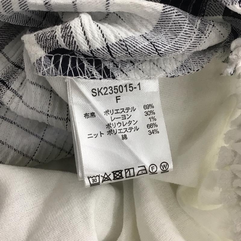 スタディオクリップ studio CLIP カットソー 半袖 FREE チェック マルチカラー / マルチカラー / レディース USED 古着 中古 10130068