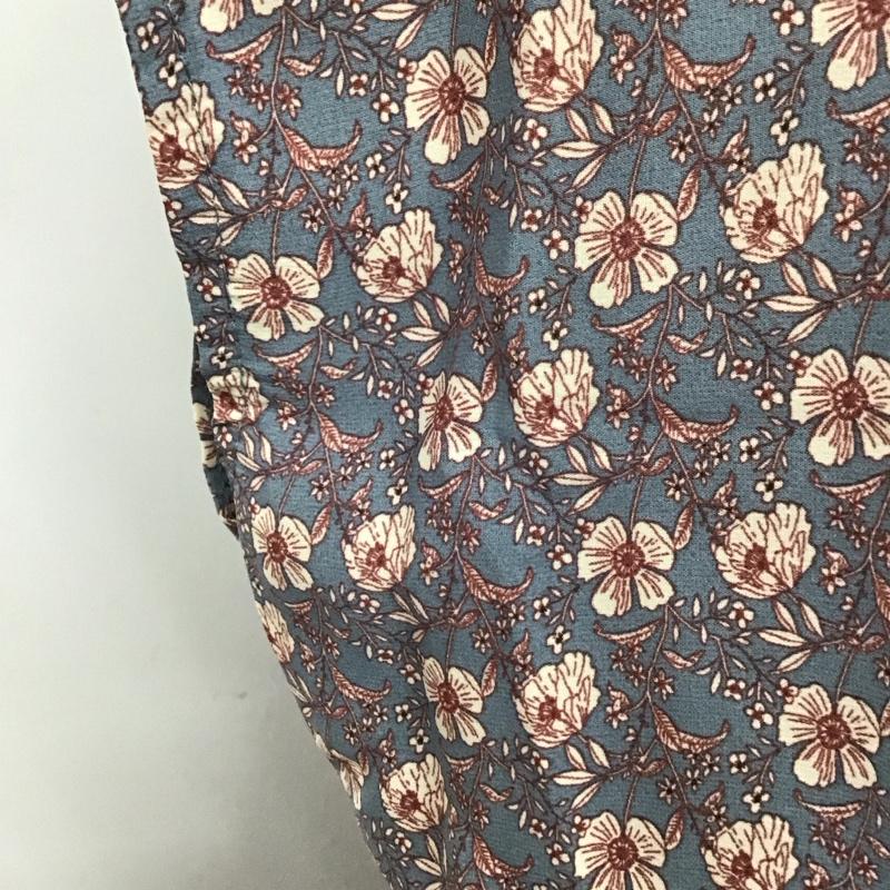 ダブルクローゼット w closet ワンピース ロングスカート スタンドネック M 花柄 マルチカラー / マルチカラー / レディース USED 古着 中古 10117722