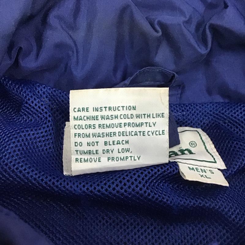 エルエルビーン L.L.Bean ジャケット、上着 ジャケット、ブレザー FG37 ナイロンジャケット XL ロゴ、文字 青 / ブルー / メンズ USED 古着 中古 10122596