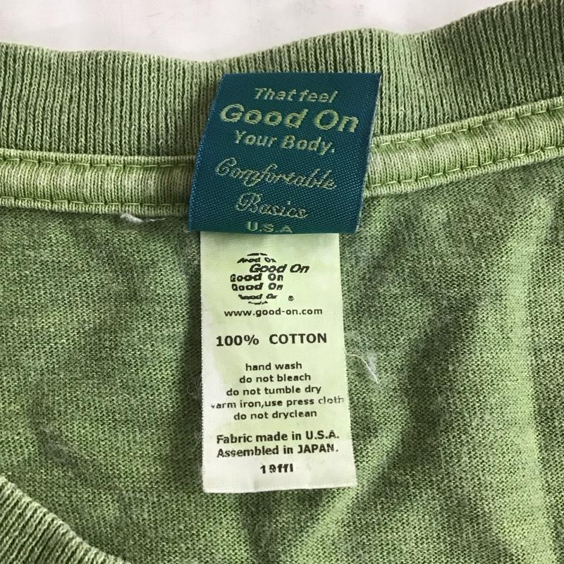 グッドオン Good On Tシャツ 長袖 XL 無地 緑 / グリーン / メンズ USED 古着 中古 10107891