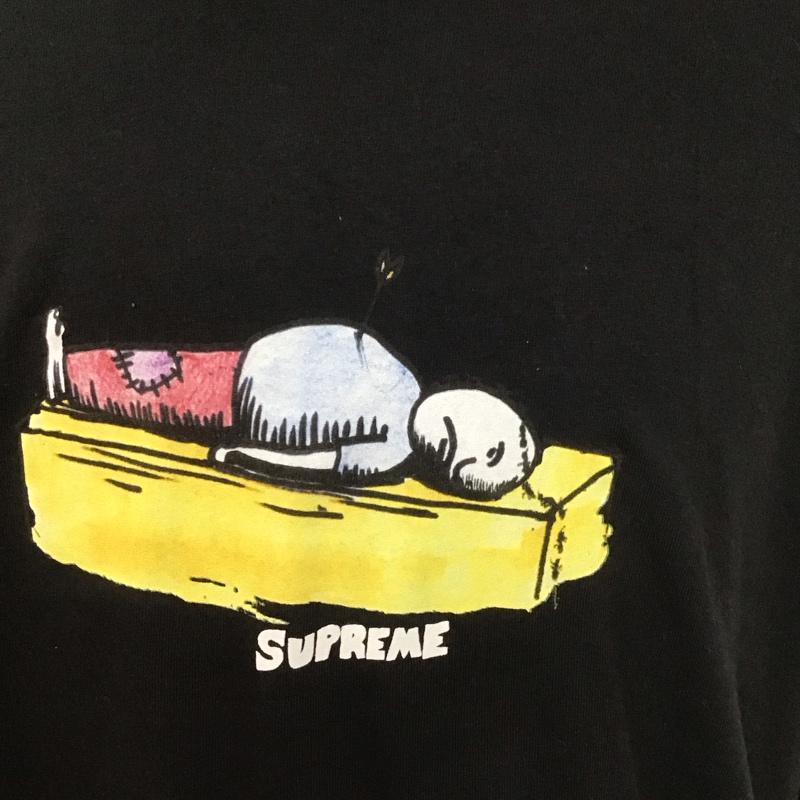 シュプリーム Supreme カットソー 長袖 23AW NeilBlenderArrowL/STee 長袖カットソー プリントTシャツ M プリント 黒 / ブラック / メンズ USED 古着 中古 10106759