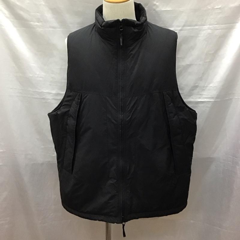 フリークスストア FREAK S STORE ベスト ベスト ジップアップダウンジャケット アウター スタンドカラー M 無地 黒 / ブラック / メンズ USED 古着 中古 10122693