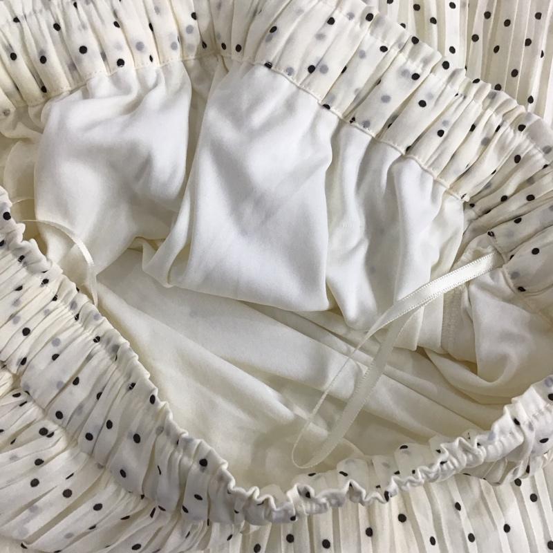 ロペピクニック ROPE PICNIC スカート ロングスカート 38 ドット 白 / ホワイト / レディース USED 古着 中古 10138061