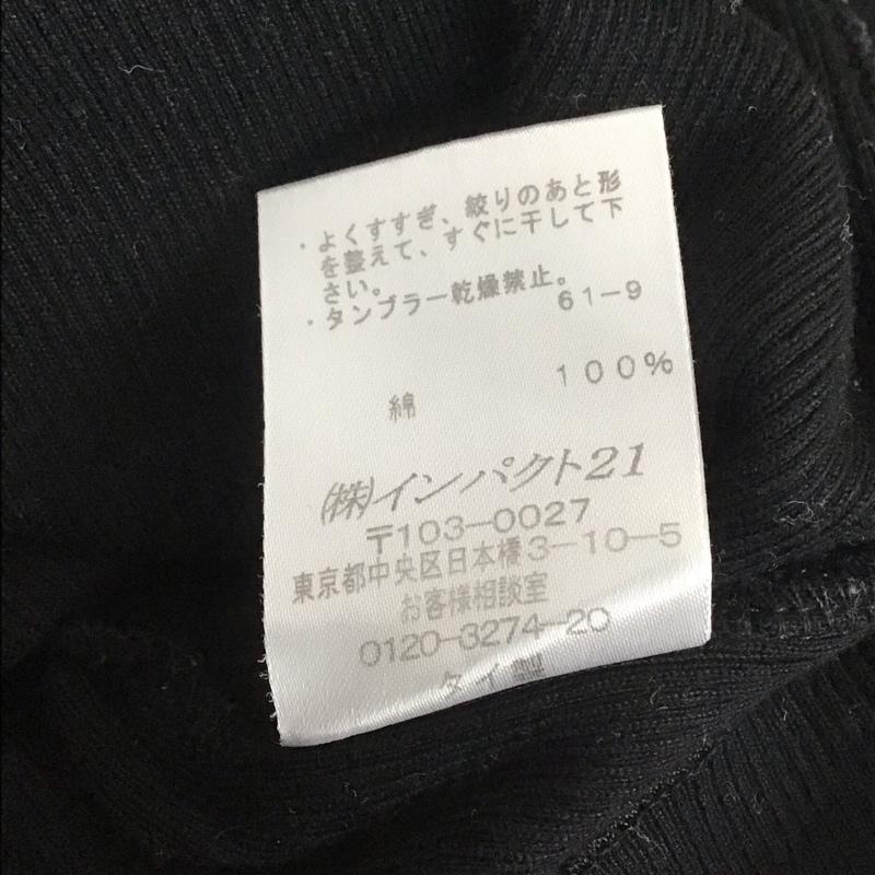 ラルフローレン RALPHLAUREN Tシャツ 半袖 KKRLKS2372 Uネック リブ L ワンポイント 黒 / ブラック / レディース USED 古着 中古 10109606