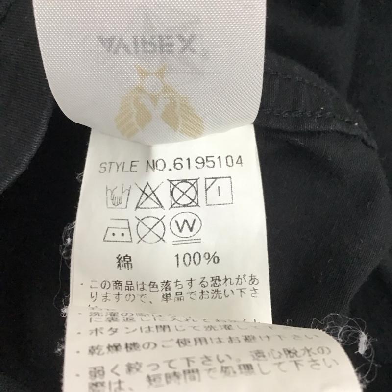 アヴィレックス AVIREX シャツ、ブラウス 長袖 長袖シャツ ミリタリーシャツ カラーシャツ M ロゴ、文字 黒 / ブラック / メンズ USED 古着 中古 10135878