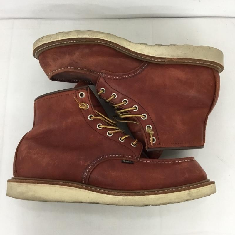 レッドウィング RED WING ブーツ ショートブーツ 8864 6inch Classic Moc GORE-TEX 29cm US:11 無地 茶 / ブラウン / メンズ USED 古着 中古 10130772