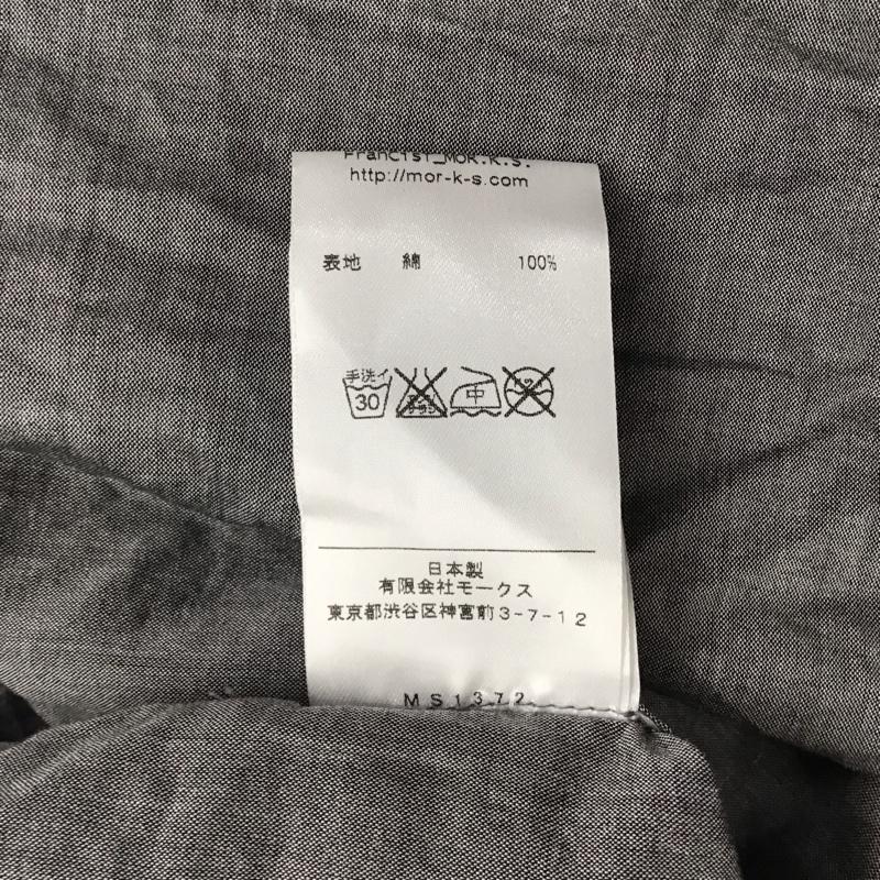 フランシストモークス FranCisT_MOR.K.S. シャツ、ブラウス 長袖 長袖シャツ カラーシャツ 長袖カットソー 3 ロゴ、文字 灰 / グレー /  メンズ USED 古着 中古 10111734