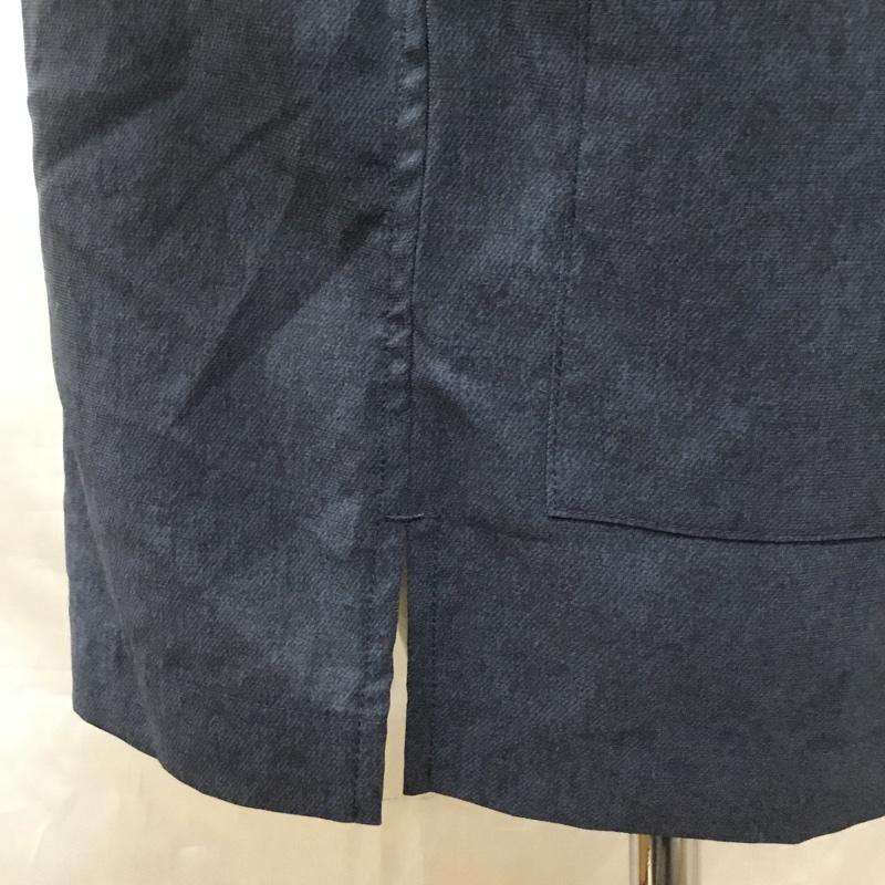 ユナイテッドアローズグリーンレーベルリラクシング UNITED ARROWS green label relaxing ジャケット、上着 ジャケット、ブレザー 3211-225-2234 長袖ジャケット ノーカラージャケット 前ボタンカーディガン M 無地 紺 / ネイビー / メンズ USED 古着 中古 10120125