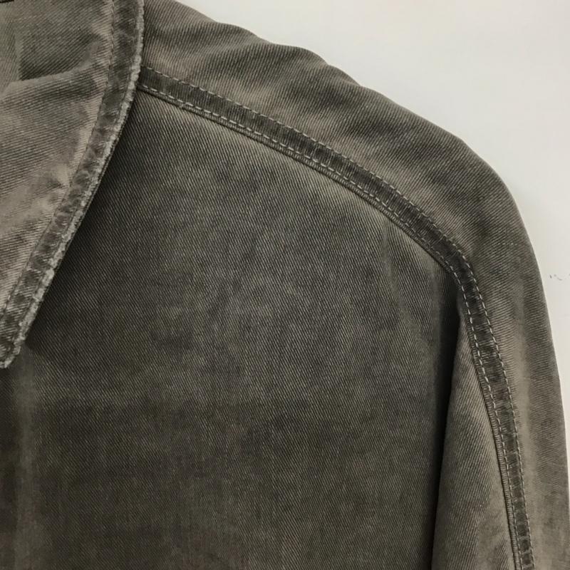 ザラ ZARA シャツ、ブラウス 長袖 長袖シャツ 無地シャツ カラーシャツ L 無地 灰 / グレー / レディース USED 古着 中古 10136442
