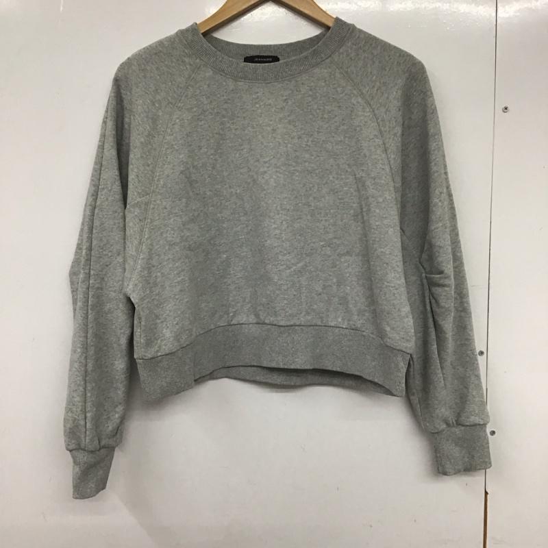 ジーナシス JEANASIS トレーナー 長袖 JS064168MN FREE 無地 灰 / グレー / レディース USED 古着 中古 10133873