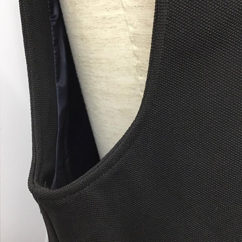 ザラメン ZARA MAN ベスト ベスト ジップアップベスト フード付きベスト ナイロンベスト XL 無地 黒 / ブラック / メンズ USED 古着 中古 10107781