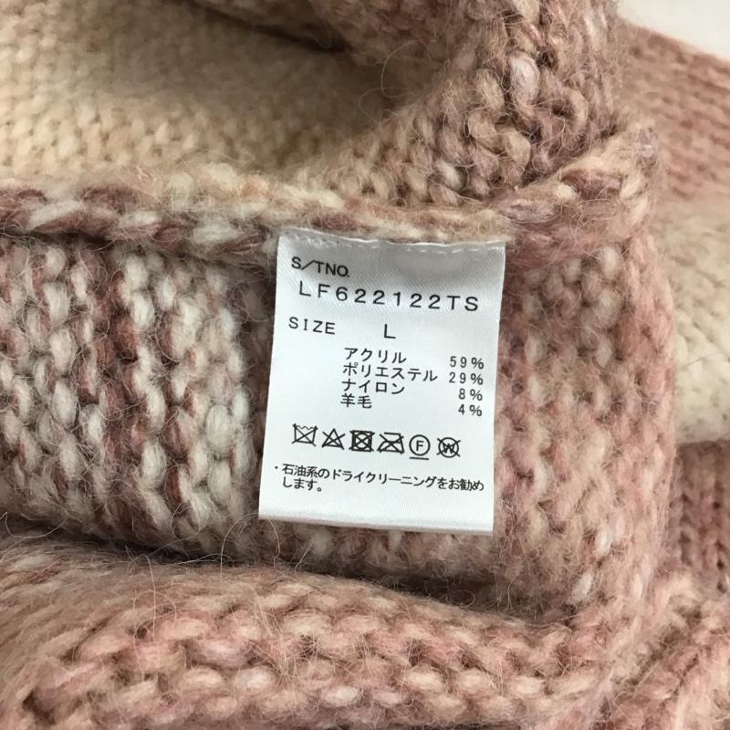 ローリーズファーム LOWRYS FARM ニット、セーター 長袖 長袖ニットカットソー ニット セーター クルーネックニット L 無地 マルチカラー / マルチカラー / レディース USED 古着 中古 10119068