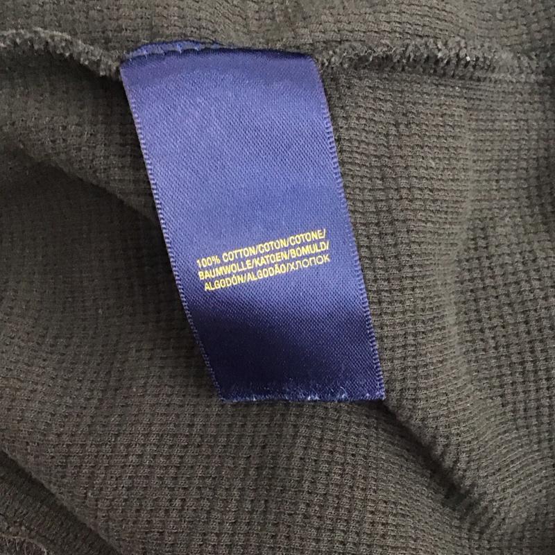 ポロラルフローレン POLO RALPH LAUREN パーカー 長袖 プルオーバー L プリント 黒 / ブラック / メンズ USED 古着 中古 10112228