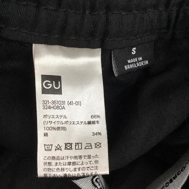 ジーユー GU パンツ ワークパンツ、ペインターパンツ 321-351031 ヘリクルーパンツブラックボトムス ワークパンツ アンダーカバー S ロゴ、文字 黒 / ブラック / メンズ USED 古着 中古 10137197