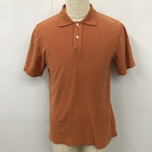 サタデーズサーフニューヨークシティー SATURDAYS SURF NYC ポロシャツ 半袖 半袖ポロシャツ カラーシャツ 半袖カットソー S 無地 橙 / オレンジ /  メンズ USED 古着 中古 10113107