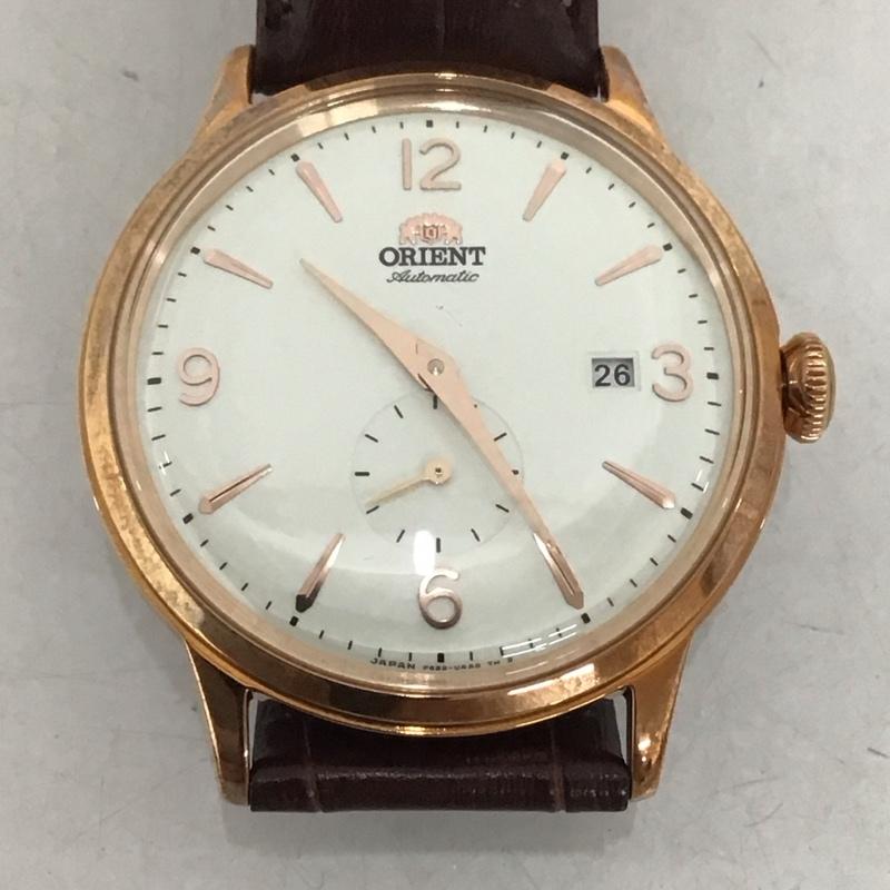 オリエント ORIENT 腕時計 アナログ(クォーツ式) RN-AP0001S レザーベルト 箱有 ロゴ、文字 茶 / ブラウン / メンズ USED 古着 中古 10134433