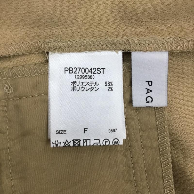 ページボーイ PAGEBOY ベスト ベスト pb270042st ジレ ノースリーブベスト 前ボタン FREE 無地 ベージュ / ベージュ / レディース USED 古着 中古 10122173