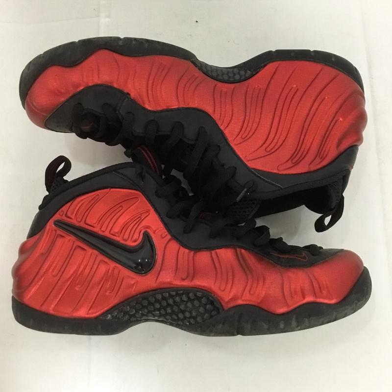 ナイキ NIKE スニーカー スニーカー 624041-604 AIR FOAMPOSITE PRO バスケットシューズ 28.5cm 28.5cm ロゴ、文字 赤 / レッド / X 黒 / ブラック / メンズ USED 古着 中古 10133280