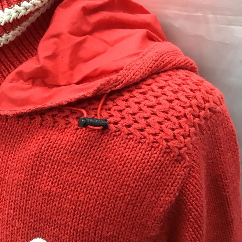 トミーヒルフィガー TOMMY HILFIGER ジャケット、上着 ジャケット、ブレザー ジップアップニットジャケット 長袖ニットカーディガン アウター XL ロゴ、文字 白 / ホワイト / X 赤 / レッド / メンズ USED 古着 中古 10111330
