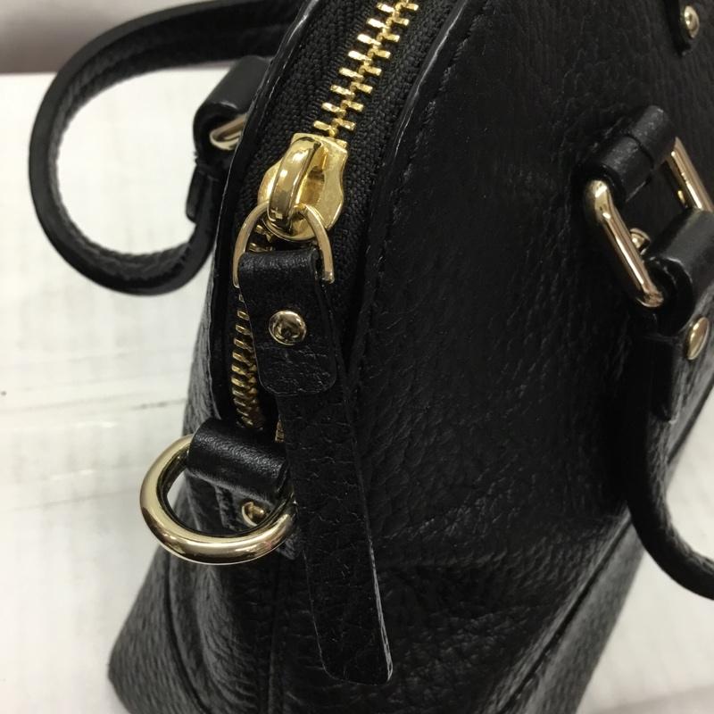 ケイトスペード Kate Spade ハンドバッグ ハンドバッグ レザー ロゴ、文字 黒 / ブラック / レディース USED 古着 中古 10113759