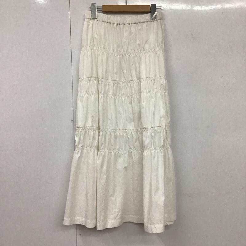 チャオパニックティピー CIAOPANIC TYPY スカート ロングスカート 無地 白 / ホワイト / レディース USED 古着 中古 10131188