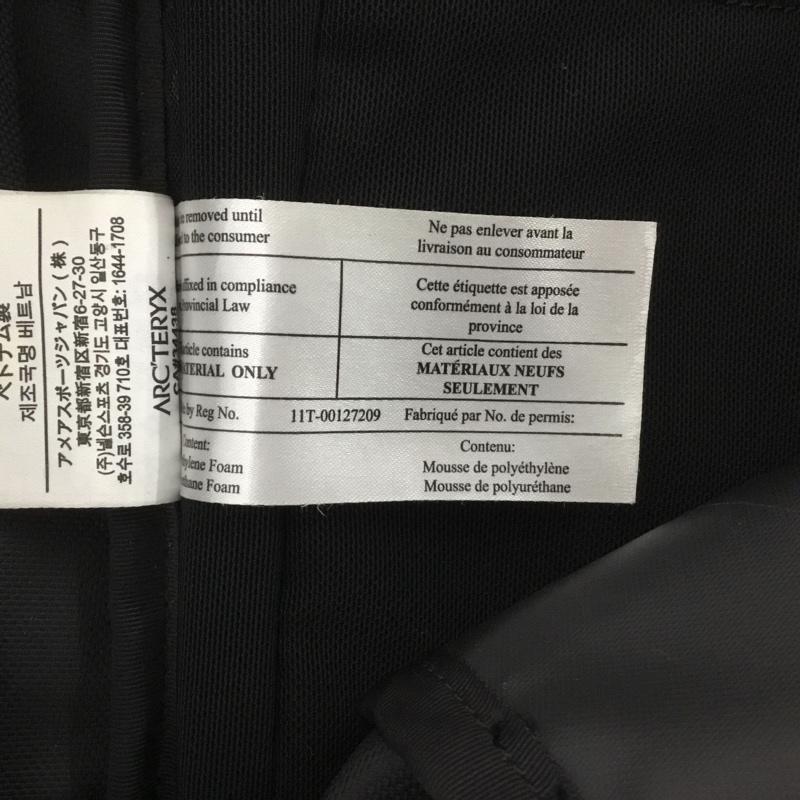 アークテリクス ARC TERYX リュックサック、デイパック リュックサック、デイバッグ 11T-00127209 Arro 22 Backpack ロゴ、文字 黒 / ブラック / メンズ USED 古着 中古 10140830