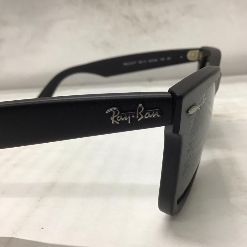 レイバン Ray-Ban めがね・サングラス サングラス RB2140F ORIGINAL WAYFARER CLASSIC ロゴ、文字 黒 / ブラック / メンズ USED 古着 中古 10114310