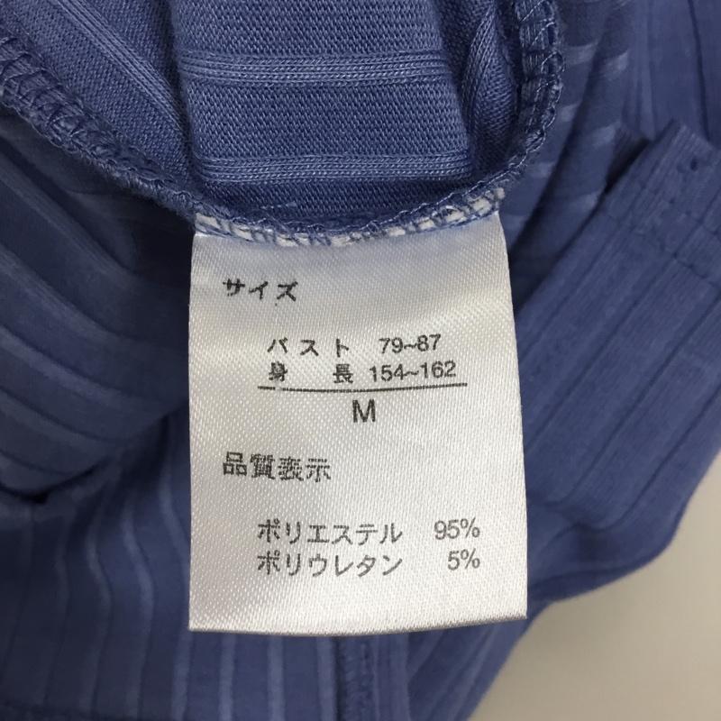 チャオパニック CIAOPANIC カットソー 半袖 半袖カットソー 無地Tシャツ クルーネックカットソー M 無地 青 / ブルー / レディース USED 古着 中古 10118455
