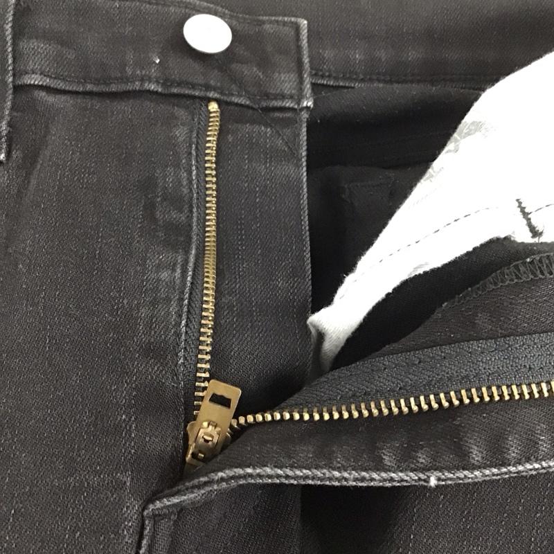 リーバイストラウスアンドコー Levi Strauss & co. パンツ デニム、ジーンズ デニムパンツ スリムパンツ カジュアルパンツ ストレッチパンツ 33インチ 無地 黒 / ブラック / メンズ USED 古着 中古 10132322