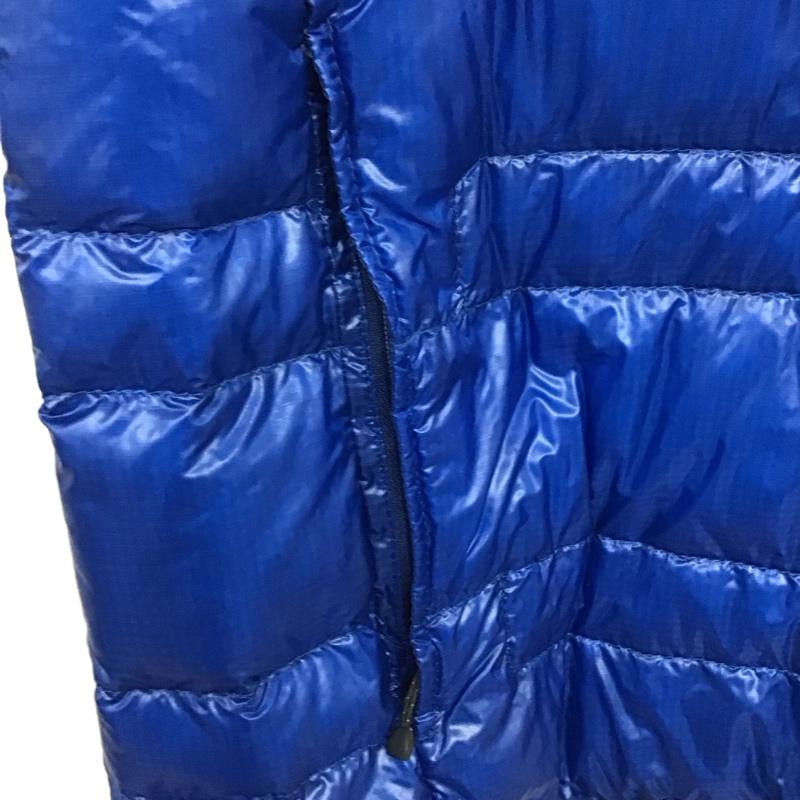 ザノースフェイス THE NORTH FACE ジャケット、上着 ダウンジャケット NDW18171 LIGHT HEAT HOODIE M ロゴ、文字 青 / ブルー / レディース USED 古着 中古 10131558