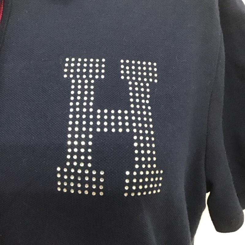 トミーヒルフィガー TOMMY HILFIGER ポロシャツ 半袖 1M87655134 S ワンポイント 紺 / ネイビー / レディース USED 古着 中古 10108611