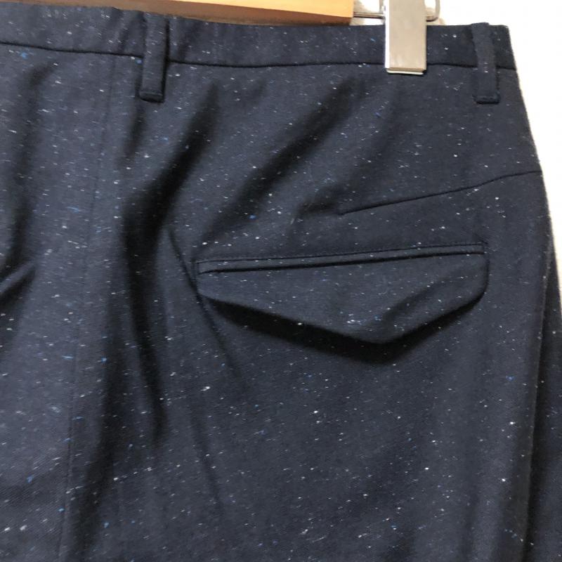 ホープ HOPE パンツ スラックス クロップドパンツ 36 無地 黒 / ブラック / X 白 / ホワイト / レディース USED 古着 中古 10011253