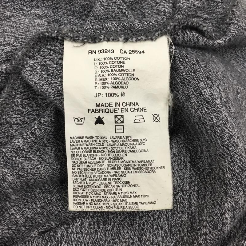 ディーゼル DIESEL カットソー 長袖 ヘンリーネック S ワンポイント 灰 / グレー /  メンズ USED 古着 中古 10109250