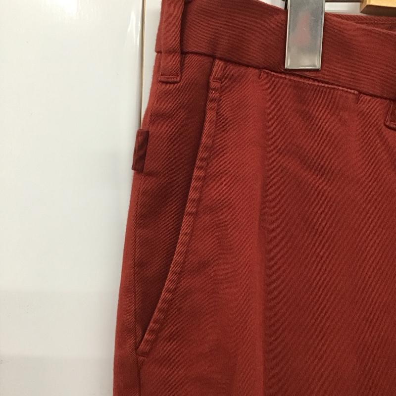 バーバリーブラックレーベル BURBERRY BLACK LABEL パンツ チノパン チノパン ワイドパンツ カジュアルパンツ 無地 赤 / レッド / メンズ USED 古着 中古 10132413