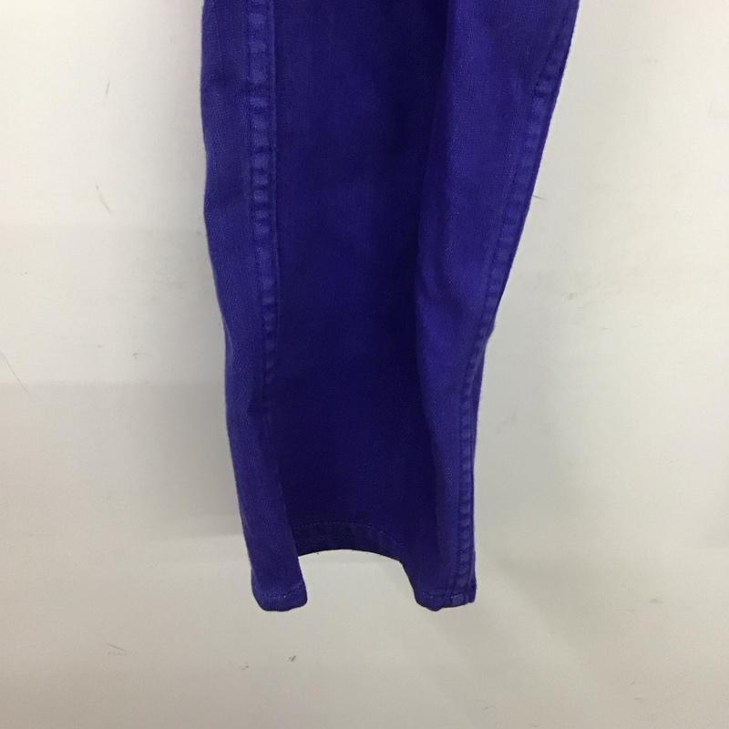 ゴースローキャラバン go slow caravan パンツ サルエルパンツ 391502 イージーパンツ 4 無地 青 / ブルー / メンズ USED 古着 中古 10139458