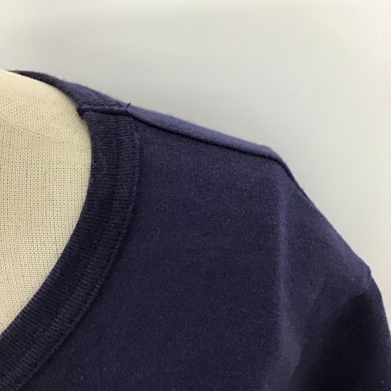 プレイコムデギャルソン PLAY COMME des GARCONS Tシャツ 半袖 az-t183 半袖カットソー プリントTシャツ L プリント 紺 / ネイビー / レディース USED 古着 中古 10114671