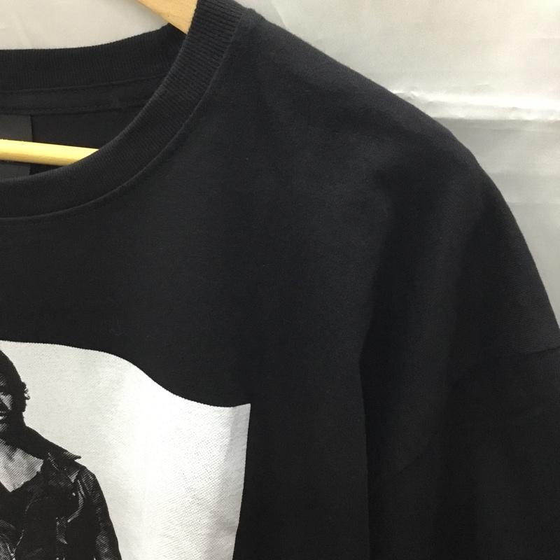古着 USED Tシャツ 半袖 半袖カットソー プリントTシャツ クルーネックカットソー XL プリント 黒 / ブラック / メンズ USED 古着 中古 10108354