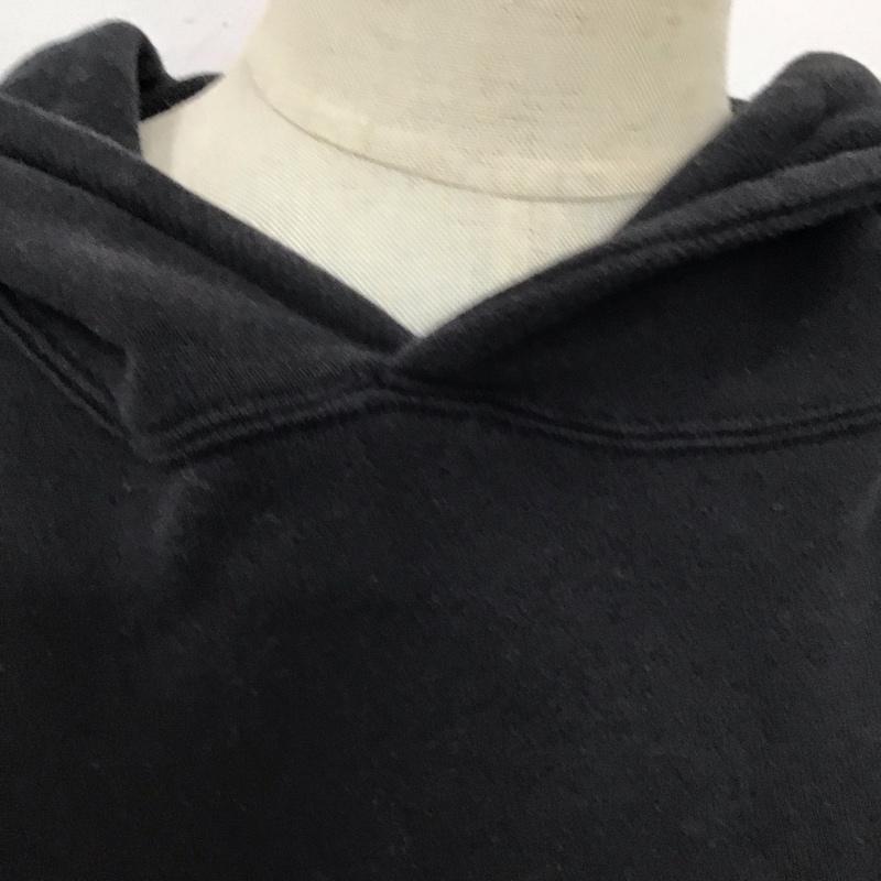 チャンピオン Champion パーカー 長袖 cwss101r ビッグC刺繍パーカー 長袖パーカー プルオーバー M ロゴ、文字 黒 / ブラック / レディース USED 古着 中古 10118594