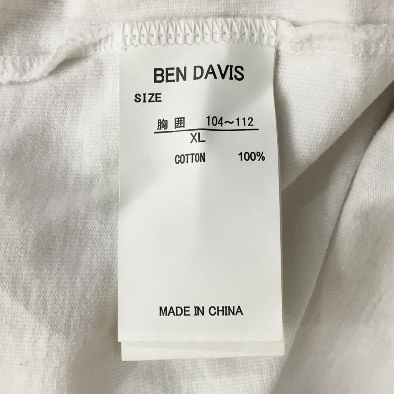 ベンデイビス BEN DAVIS Tシャツ 半袖 C-2580042 ON FIRE SS TEE XL ロゴ、文字 白 / ホワイト / メンズ USED 古着 中古 10119773