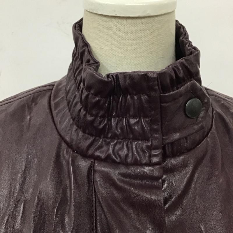 ザラ ZARA ジャケット、上着 ジャンパー、ブルゾン L 無地 紫 / パープル / レディース USED 古着 中古 10111062