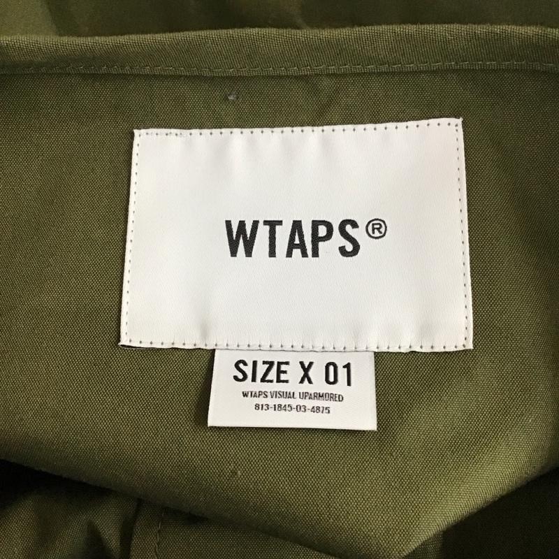 ダブルタップス WTAPS ジャケット、上着 ジャケット、ブレザー 242cwdt-shm04 SCOUTLSNYCOWEATHER 長袖ノーカラージャケット 1 無地 カーキ / カーキ / メンズ USED 古着 中古 10119118