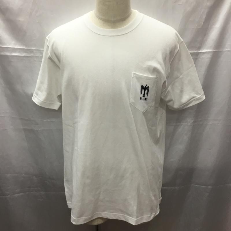 イーハトーブ IHATOV Tシャツ 半袖 半袖カットソー プリントTシャツ クルーネックカットソー XL ロゴ、文字 白 / ホワイト /  メンズ USED 古着 中古 10112332