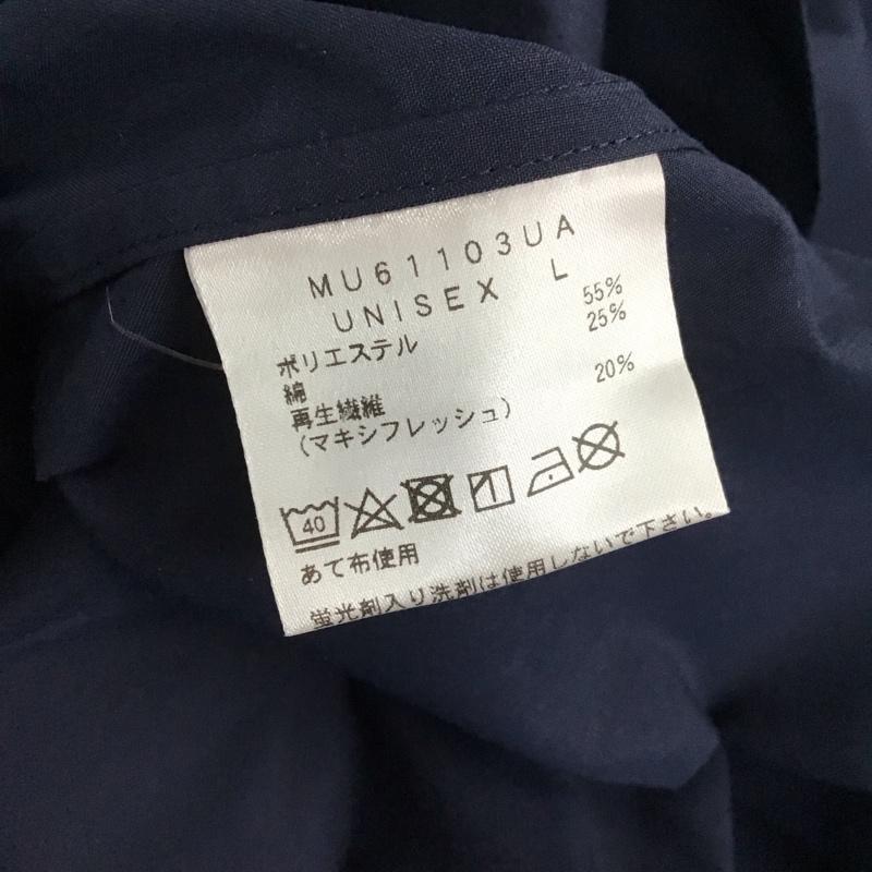 エムエックスピー MXP シャツ、ブラウス 半袖 半袖シャツ 無地シャツ カラーシャツ L 無地 紺 / ネイビー / メンズ USED 古着 中古 10131496
