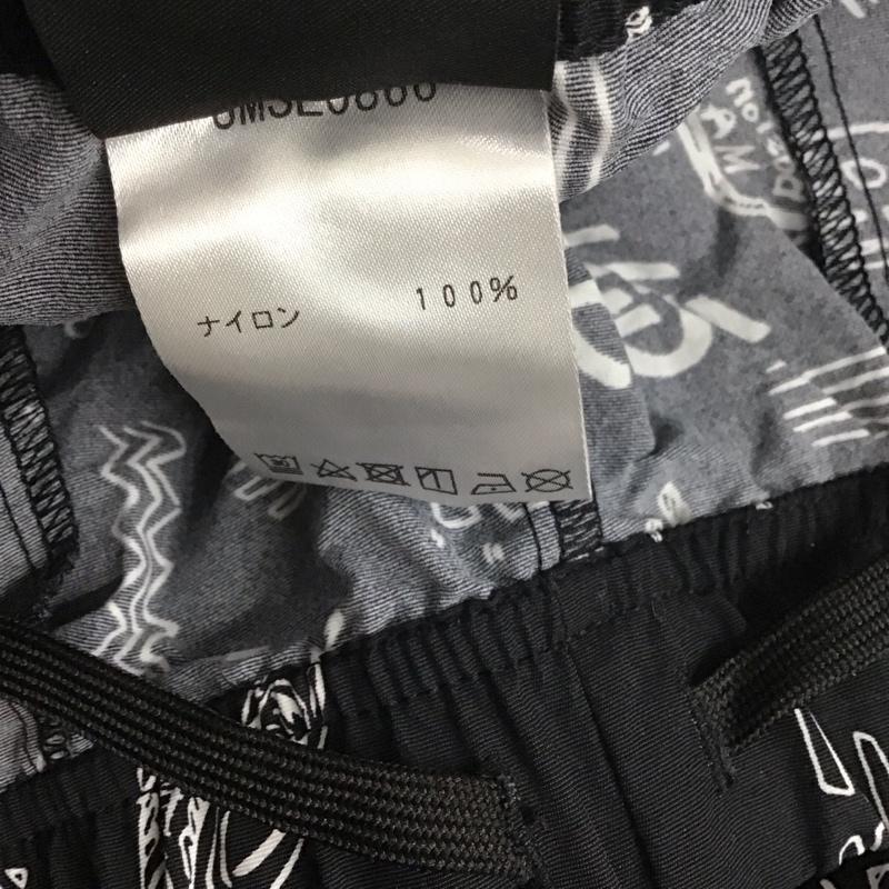 ニューバランス New Balance パンツ ショートパンツ L 総柄 X ロゴ、文字 黒 / ブラック / メンズ USED 古着 中古 10108027