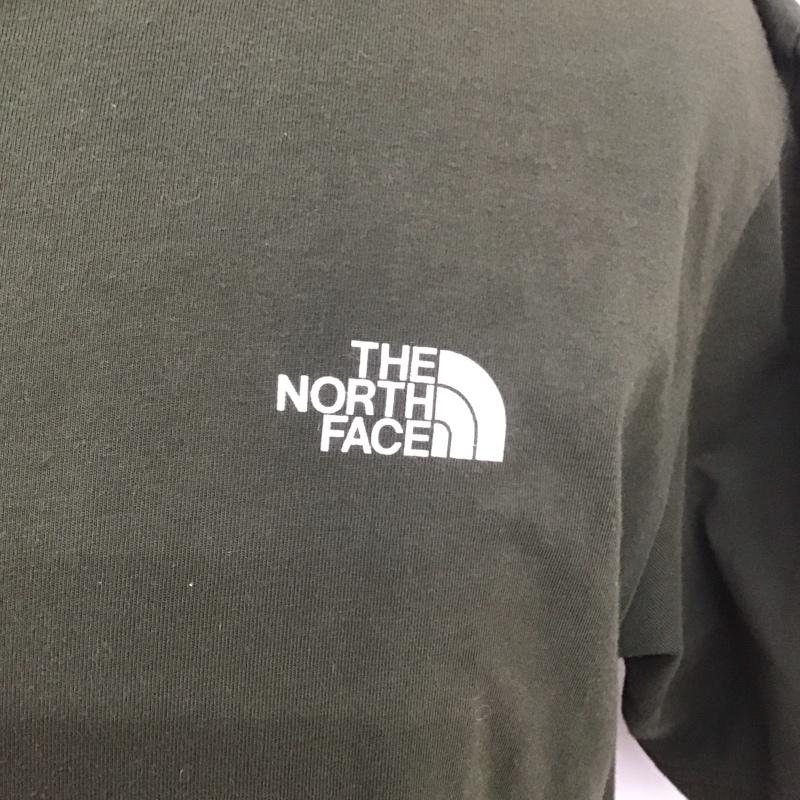 ザノースフェイス THE NORTH FACE Tシャツ 半袖 nt31301z 半袖Tシャツ プリントTシャツ XL ロゴ、文字 カーキ / カーキ / メンズ USED 古着 中古 10124057