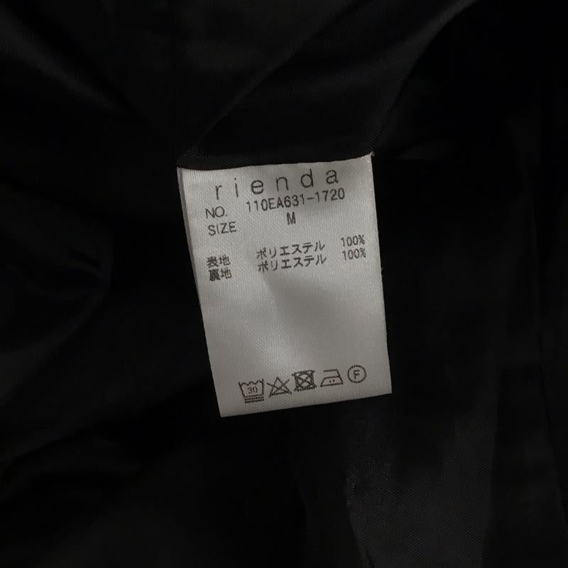 リエンダ rienda スカート ロングスカート 110EA631-1720 アートフラワー j/Wフレア M 総柄 黒 / ブラック / レディース USED 古着 中古 10136825