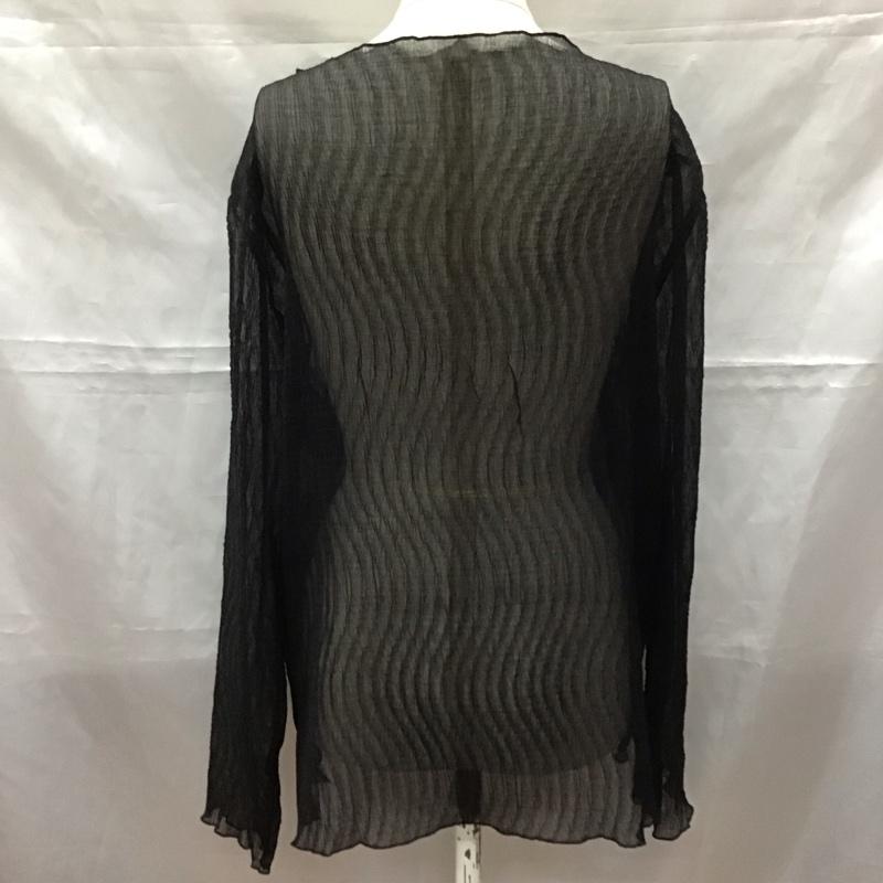 フリークスストア FREAK S STORE カットソー 長袖 シアー M 無地 黒 / ブラック /  レディース USED 古着 中古 10112531