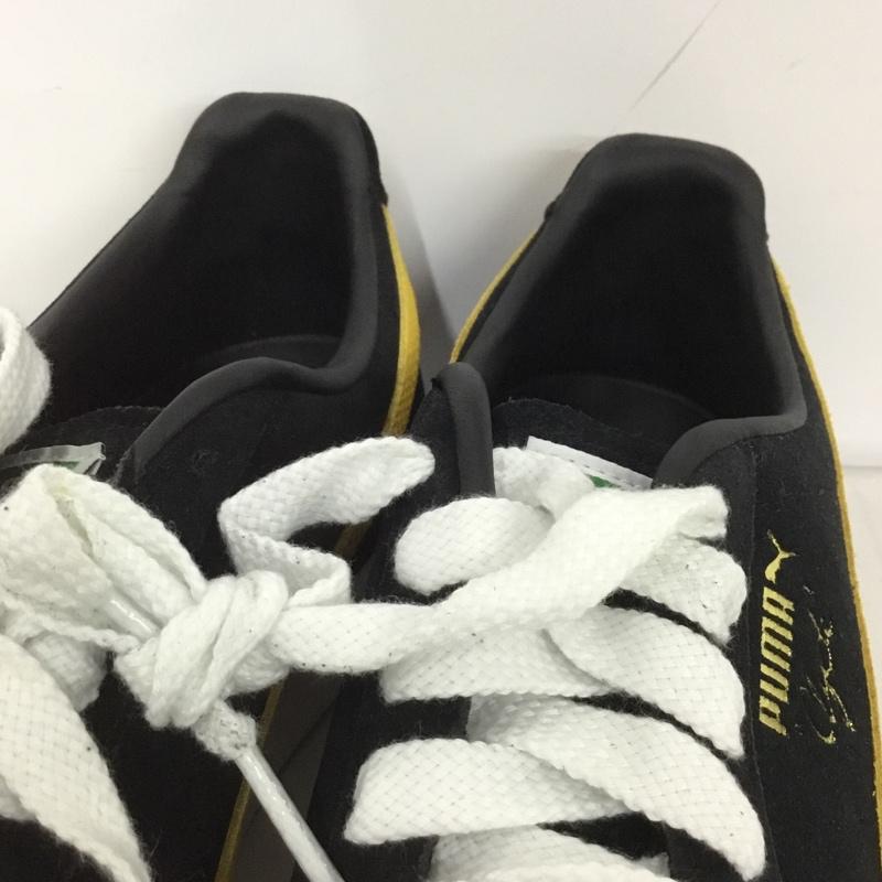 プーマ PUMA スニーカー スニーカー 391962-05 CLYDE OG 27cm 箱有 27.0cm ロゴ、文字 黒 / ブラック / X 黄 / イエロー / メンズ USED 古着 中古 10132842