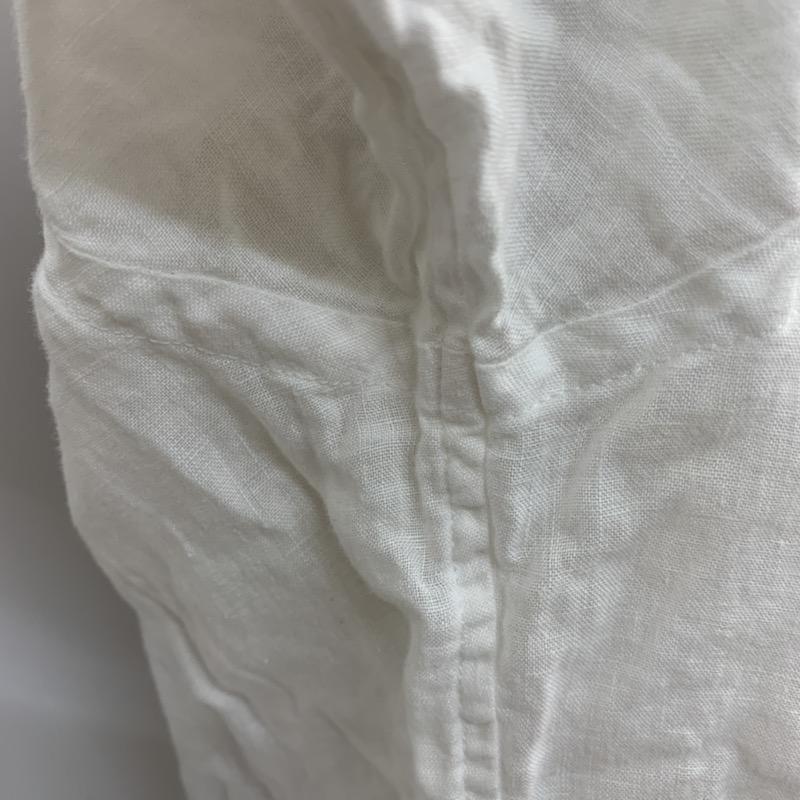 グリーンレーベルリラクシング green label relaxing シャツ、ブラウス 半袖 L 無地 白 / ホワイト / メンズ USED 古着 中古 10039241