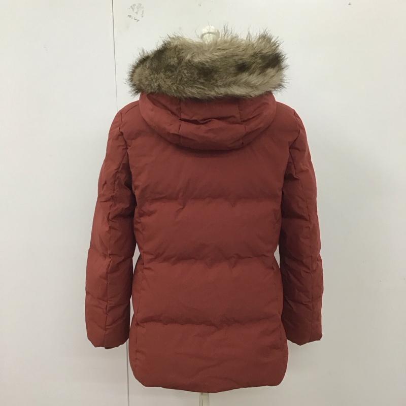 ユニクロ UNIQLO ジャケット、上着 ジャケット、ブレザー 211-401925 シームレスダウンジャケット ジップアップジャケット アウター L 無地 えんじ / ワインレッド / レディース USED 古着 中古 10127585